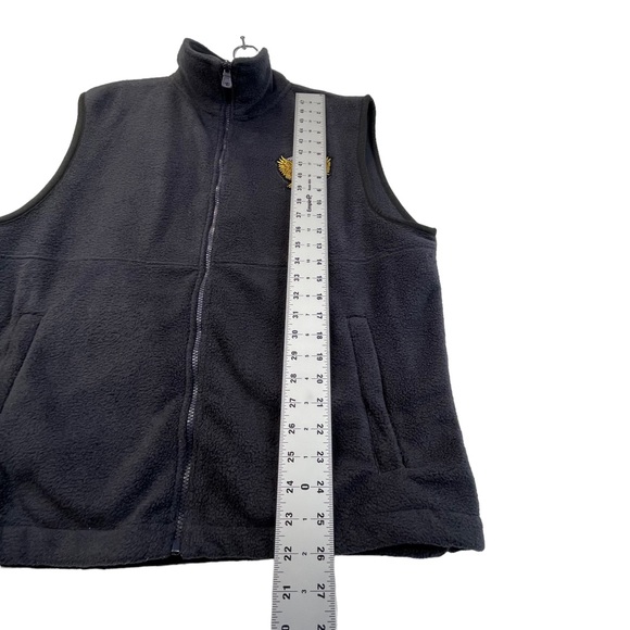 Baru Sports With United States Army Eagle Logo Patch Embroidered Fleece Vests - Picture 8 of 12